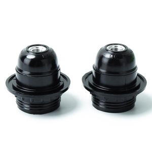 Retro <span class=keywords><strong>Bakelite</strong></span> Giữ Đèn E27 <span class=keywords><strong>E26</strong></span> Mộc Mạc Mặt Dây Chuyền Ánh Sáng Ổ Cắm - Product Image 1