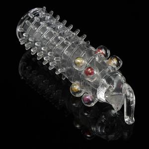 Manchon de pénis en cristal, préservatif sexy, extenseur, préservatif en TPE souple pour homme, pour l'agrandissement du pénis - Product Image 4