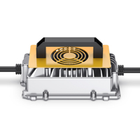 Chargeur de batterie portable étanche au lithium Lifepo4 au plomb-acide 24v 36v 48v 60v 72v 15a 20a 25a 30a 100a pour véhicule électrique