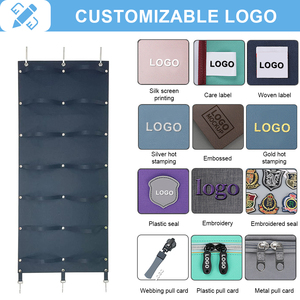 Mũ tổ chức giá cho Mũ bóng chày mũ giữ trên cửa cho tủ quần áo với 7 cảm thấy ban nhạc & 3 Móc - Product Image 5