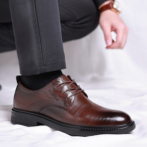 Good Man Brand Official 38-44 Artificial <span class=keywords><strong>Black</strong></span> Official Vestido de oficina hecho a mano <span class=keywords><strong>Oxford</strong></span> Logotipo personalizado Zapatos de cuero para hombre - Product Image 3