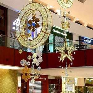 ตกแต่งคริสต์มาสกลางแจ้ง รูปทรงไม้เท้าขนมหวานขนาดใหญ่ ประดับไฟ LED ตกแต่งสวน ทางเข้าบ้าน สำหรับเทศกาลวันหยุด - Product Image 3