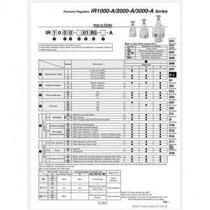 Modèle de régulateur de pression de précision SMC Pneumatics IR2000-02BG-R-A - Product Image 1