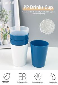 Vasos de Plástico de 9 oz para Niños, Promoción de Bebidas, Regalo, Fiesta, Viajes, Estadio, para Jugo, Leche, Cerveza, Mini Café - Product Image 3
