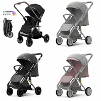Poussette de voyage pliable pour bébés, siège bidirectionnel (assis ou couché) et poussette compacte tractable pour l'extérieur – Direct Usine