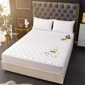 Haute élasticité poche profonde <span class=keywords><strong>Anti</strong></span> acariens matelassé microfibre étanche <span class=keywords><strong>punaise</strong></span> <span class=keywords><strong>de</strong></span> <span class=keywords><strong>lit</strong></span> <span class=keywords><strong>housse</strong></span> <span class=keywords><strong>de</strong></span> protection <span class=keywords><strong>de</strong></span> matelas pour hôtel à la maison - Product Image 1
