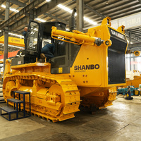 Bulldozer à lame de 37 tonnes pour la construction routière, tracteur à chenilles robuste de 345 CV pour travaux de terrassement et de démolition de carrières