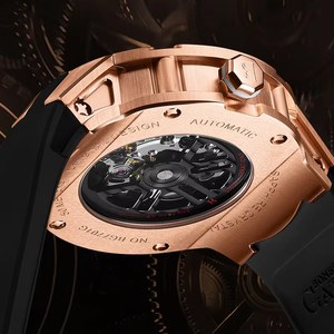 Montre BG7701, mécanique automatique allemande, squelette, étanche, pour homme, cadeau pour l'anniversaire de votre petit ami - Product Image 4