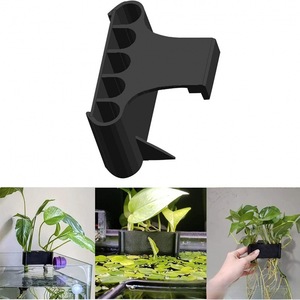 悬挂现代水生植物壶，带水族箱水杯孔耐用塑料环保客厅水景装饰 - Product Image 3