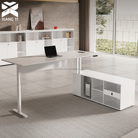 Scrivania da Ufficio ModernCEO per Manager e Dirigenti, Postazione di Lavoro Ergonomica con Altezza Regolabile Elettricamente