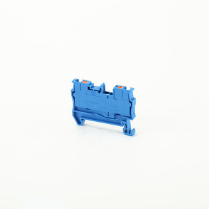 Bloc de bornes Guan Yang PT2.5 bleu, type rail DIN, insertion droite, borne à ressort, 2,5 mm² - Product Image 1