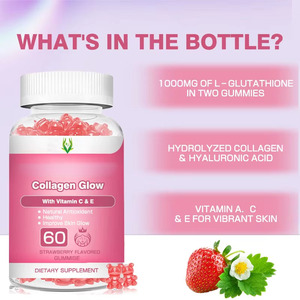 Bonbons Gommeux Antioxydants 100% Naturels OEM ODM pour la Santé de la Peau, au Collagène, Acide Hyaluronique et Vitamines pour l'Éclat et le Système Immunitaire - Product Image 3