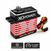 Moteur servo numérique sans balais XQ-POWER 85kgcm, couple géant, étanche, engrenage en acier 25T, programmable pour voiture RC, robot, 16.8V