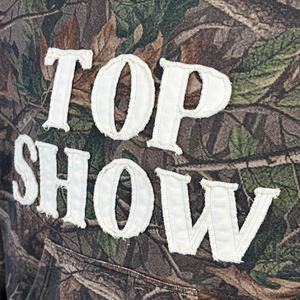 เสื้อสเวตเชิ้ตทรงบ็อกซี่ผ้าฝ้ายหนานุ่มลายพรางแบบเรียลทรี ยี่ห้อ TOPSHOW รุ่นสั่งทำพิเศษสำหรับผู้ชาย - Product Image 4