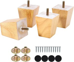Antico moderno esportatore professionale accessori per mobili M8 vite plastica quadrata mobili in <span class=keywords><strong>legno</strong></span> <span class=keywords><strong>gambe</strong></span> del letto - Product Image 2