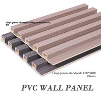 Panel Dinding & Plafon Wainscoting Berongga Mewah Bergaya Cina Modern, Komposit Kayu-Plastik Serat Bambu, Bertekstur
