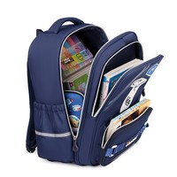 Nouveau sac à dos scolaire Oxford de style britannique, protecteur de colonne vertébrale, réducteur de charge, avec coussin d'air, respirant et imperméable