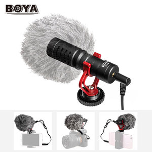 Xueren BOYA BY-MM1 Microfono da Studio Microfono Lavalier Mini Audio 3.5 millimetri Collare per il iphone <span class=keywords><strong>Canon</strong></span> Nikon DSLR Camera Camcorder - Product Image 2