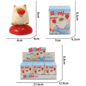 Décoration rotative amusante en résine Pai Cat, cadeau de bureau mignon pour enfants et adultes - Product Image 3