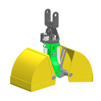 Bucket Clamshell Putar 360 Derajat Tahan Aus, Bucket Clamshell Hidrolik untuk Excavator Mini & Besar