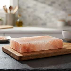 Meilleure Vente : Pierre à Cuire en Sel de l'Himalaya Raffiné, Qualité Supérieure, avec Support en Acier Inoxydable, Faible MOQ, Vente en Gros pour Usage en Cuisine - Product Image 1