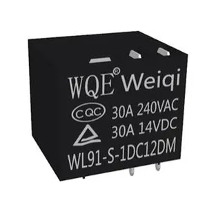 WL91 릴레이 WL91 전원 릴레이 WL91-S-1DC12D sbc 릴레이 12V 30A 40 amp 모듈 DIP 원본 및 새