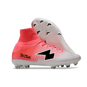 Chaussures de football montantes pour hommes, vente en gros 2024, promotion, durables, respirantes, printemps-été-automne, crampons roses - Product Image 4