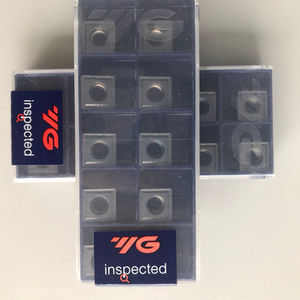 Plaquettes en carbure de tungstène, plaquettes de coupe carrées en carbure de tungstène, outils de coupe personnalisables OEM pour tour CNC, pièce en acier HRC45 - Product Image 3