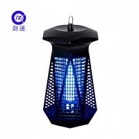 JZ-Trampa para Interiores y Exteriores, Lámpara UV de Alta Potencia para Insectos, Control de Plagas, IPX4, Ideal para Acampar