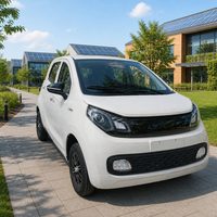 Micro-voiture électrique 3450 mm, petite, 4 portes, avec éclairage LED complet et freins à disque sur les 4 roues, pour le transport des clients d'hôtel, vente en gros