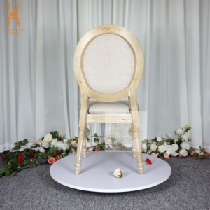 Silla <span class=keywords><strong>Luis</strong></span> con Respaldo Redondo, Nueva, Directo de Fábrica, para Alquiler en Bodas, Eventos, Banquetes y Fiestas - Product Image 4