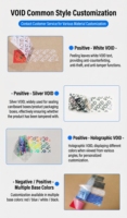 Etiqueta de Seguridad Holográfica Personalizada de Alta Calidad, Vinilo Impermeable Anti-Falsificación, Código QR Void, Mensaje Oculto, Número de Serie
