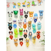 Ballons en aluminium miniatures en forme de bracelet de dessin animé, à porter, pour promotion de rue, cadeaux d'anniversaire pour enfants, petits jouets
