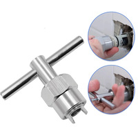 Outil de dépose de cartouche de robinet à poignée en T en alliage d'aluminium pour la démontage et la réparation des cartouches de robinet de plomberie