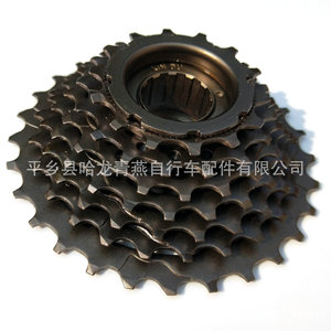 Piñón de Rueda Libre de Acero de 7 Velocidades Xindu Amarillo para Bicicleta de Montaña, Número de Pieza 90007, Duradero - Product Image 2