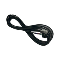 Cable de Red Modular RJ12 6P6C, Compatible con RJ11 para Comunicación Telefónica