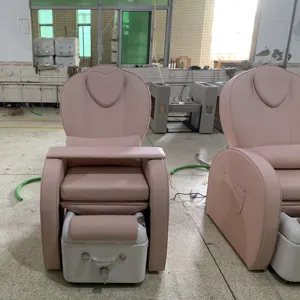 Hochey 2024 nouveau design beauté ongles salon spa ensemble de meubles luxe pied spa équipements de massage pédicure chaises