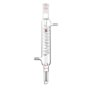Condensador Graham de Vidrio Borosilicato para Laboratorio con Junta Estándar, Gran Capacidad de Enfriamiento, Longitud del Camisa de 120-500 mm - Product Image 1