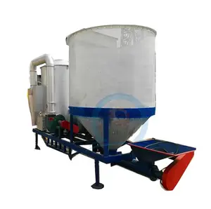 hot sale multi-channel grain processing equipment 80 tons electric wheat vertical paddy grain dryer