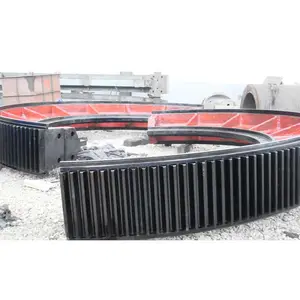 Ball Mill Custom Large Diameter Cast Steel Large Half Ring Gear