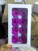 Tête de rose légèrement défectueuse en liquidation – Rose éternelle stabilisée naturelle de 4-5 cm à prix réduit