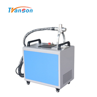 Máquina de limpieza láser de mochila portátil de 50W, eliminación de óxido láser de mano de 50W para pintura de óxido, aceite para madera, vidrio de aluminio