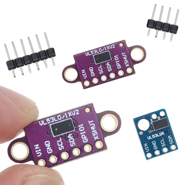 VL53L0X Time-of-Flight (ToF) Ranging Sensor Breakout 940nm GY-530 GY-VL53L0XV2 Laser Distance Module I2C IIC C812