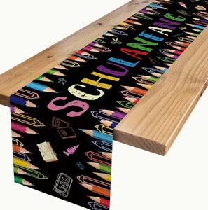 Striscione di Benvenuto per Aula Scolastica, Poster Colorato, Runner da Tavolo Decorativo per il Ritorno a Scuola, per Asilo o Scuola Primaria - Product Image 1