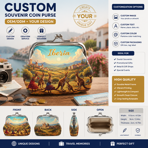 Monedero de Cuero Profesional con Logotipo Personalizado al por Mayor, Souvenirs Turísticos de <span class=keywords><strong>Iberia</strong></span> - Product Image 1