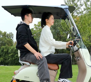 Auvent <span class=keywords><strong>pour</strong></span> véhicule électrique TX1039, pare-soleil imperméable, pliable et rétractable, auvent <span class=keywords><strong>pour</strong></span> moto électrique - Product Image 2