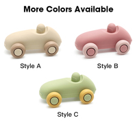 Juguete Sensorial Montessori de Silicona Suave para Coche, Libre de BPA, para Niños de 2 a 4 Años, 0-24 Meses, Unisex, Educativo, 3 Colores, Color Personalizado