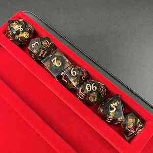 <span class=keywords><strong>Jeu</strong></span> de dés polyédriques élémentaires de crâne DnD en vente avec une bonne qualité de produit - Product Image 6