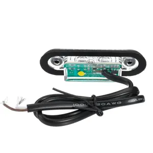 10 pièces Feux de position latéraux LED 12V 24V, feux de gabarit, feux arrière, feux de freinage, feux de signalisation pour Camion, Remorque, Tracteur, Fourgonnette, Bus, Étanche - Product Image 5