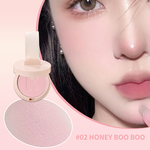6 colores OEM versátil fácil de mezclar Dulce Crema femenina terciopelo niebla mate contorno Natural impermeable rubor en polvo con hojaldre - Product Image 6